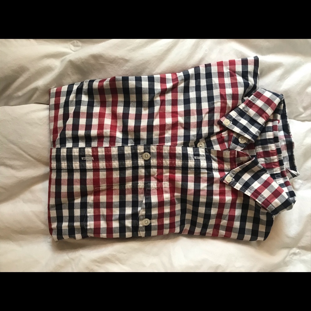 Brooks brother plaid button down